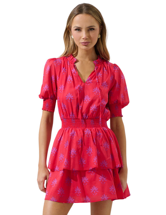 Delmas Floral Mini Dress