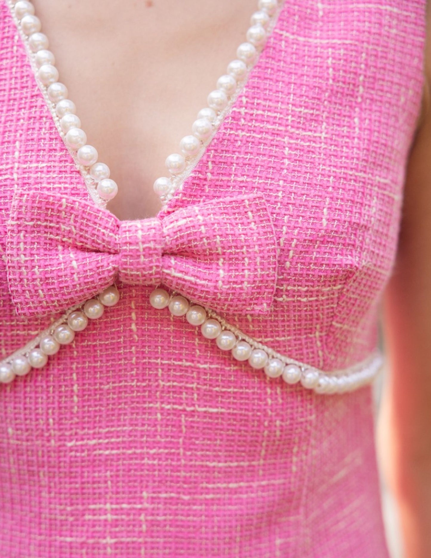 Pink Pearlicious Mini Dress