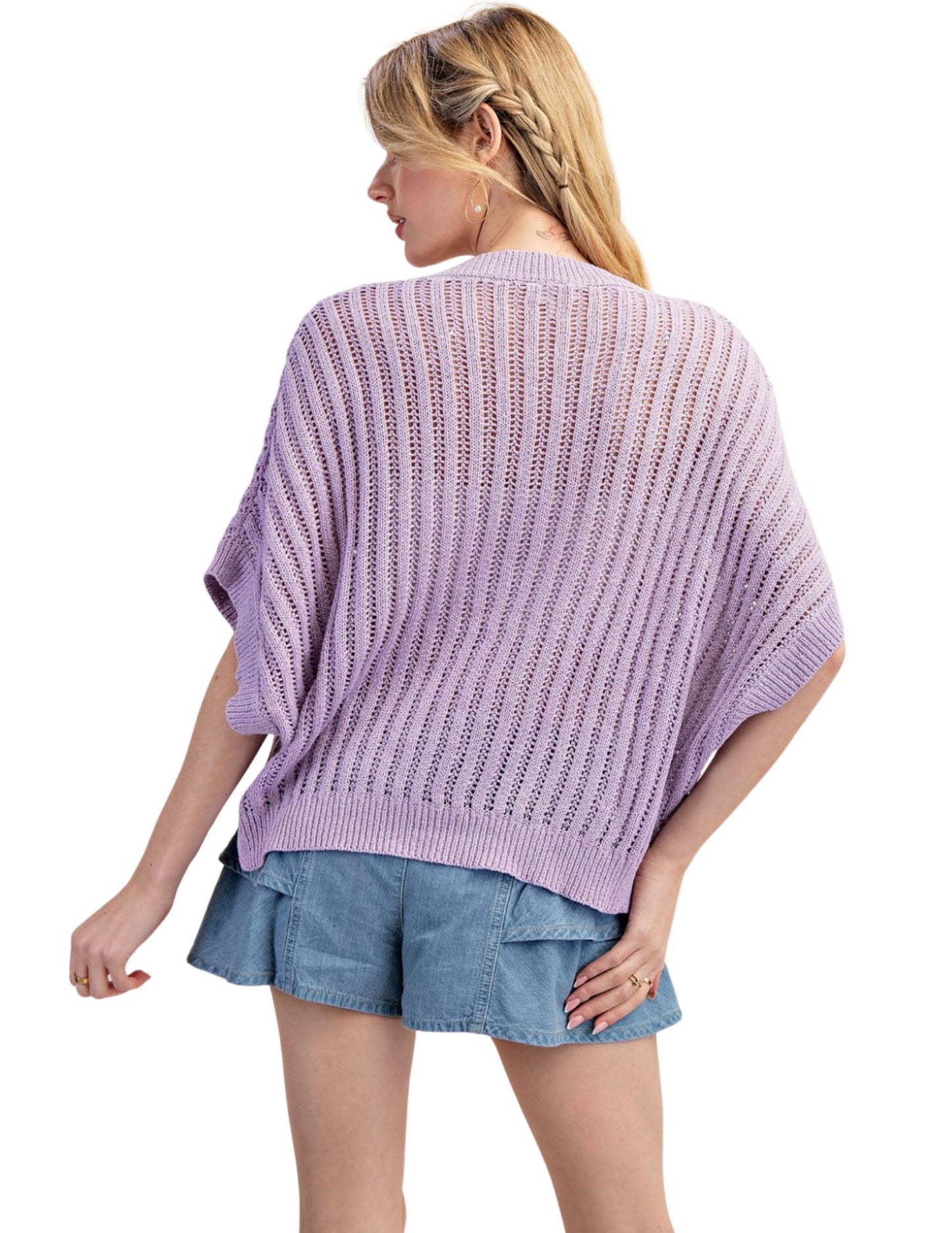 Loose Fit Sweater- Lavender
