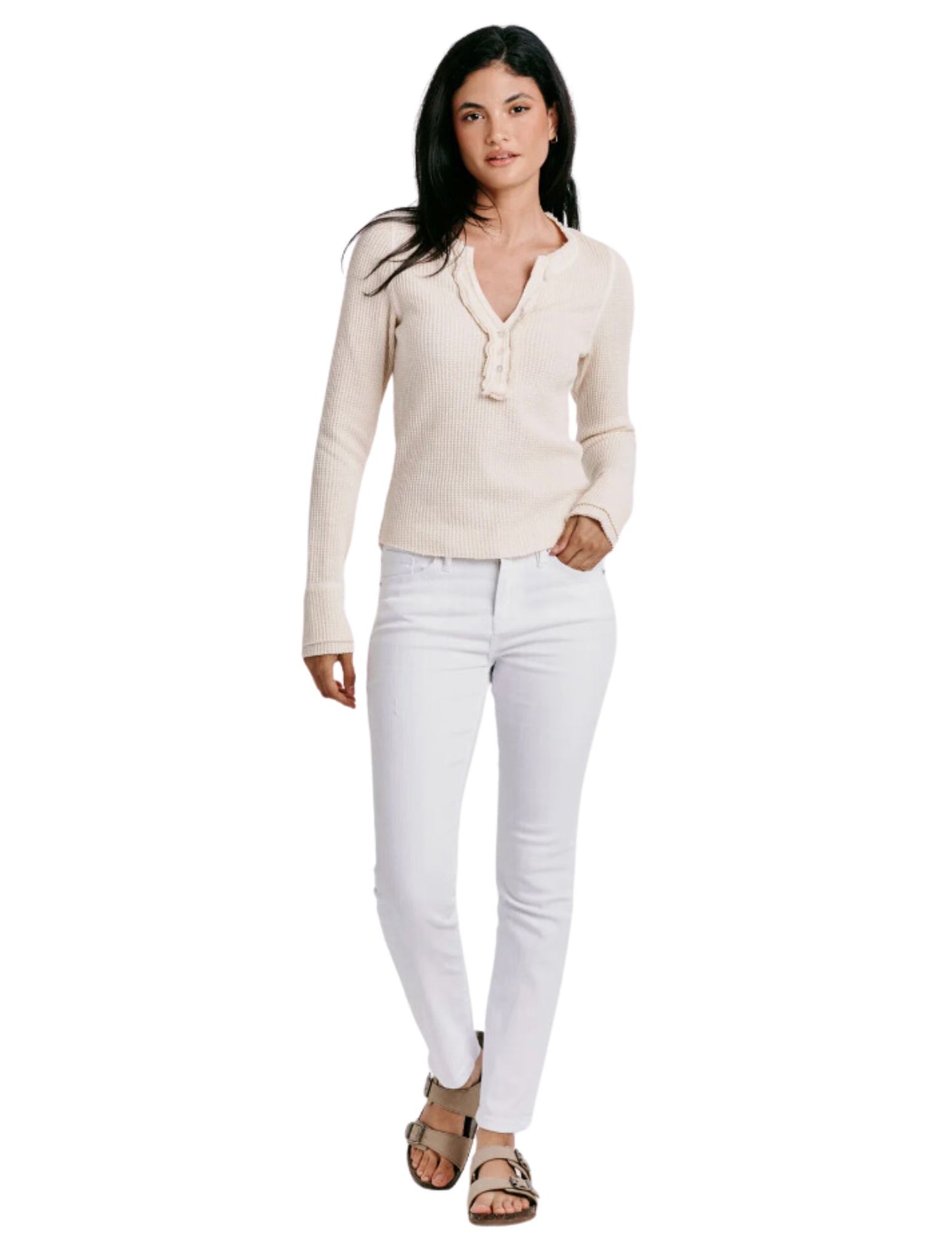 Luna Thermal Placket Top