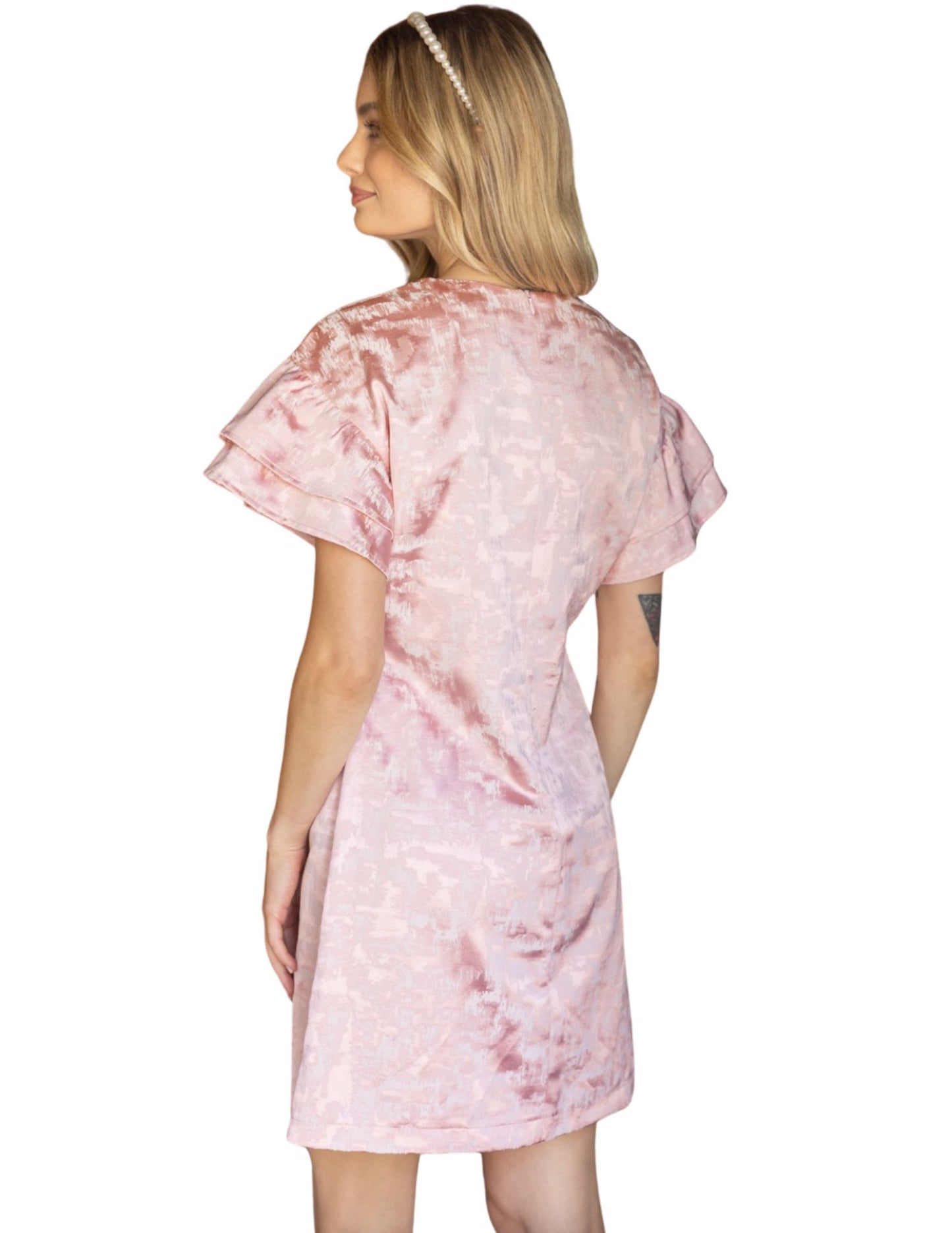 Shimmer and Shine Dress- Pink