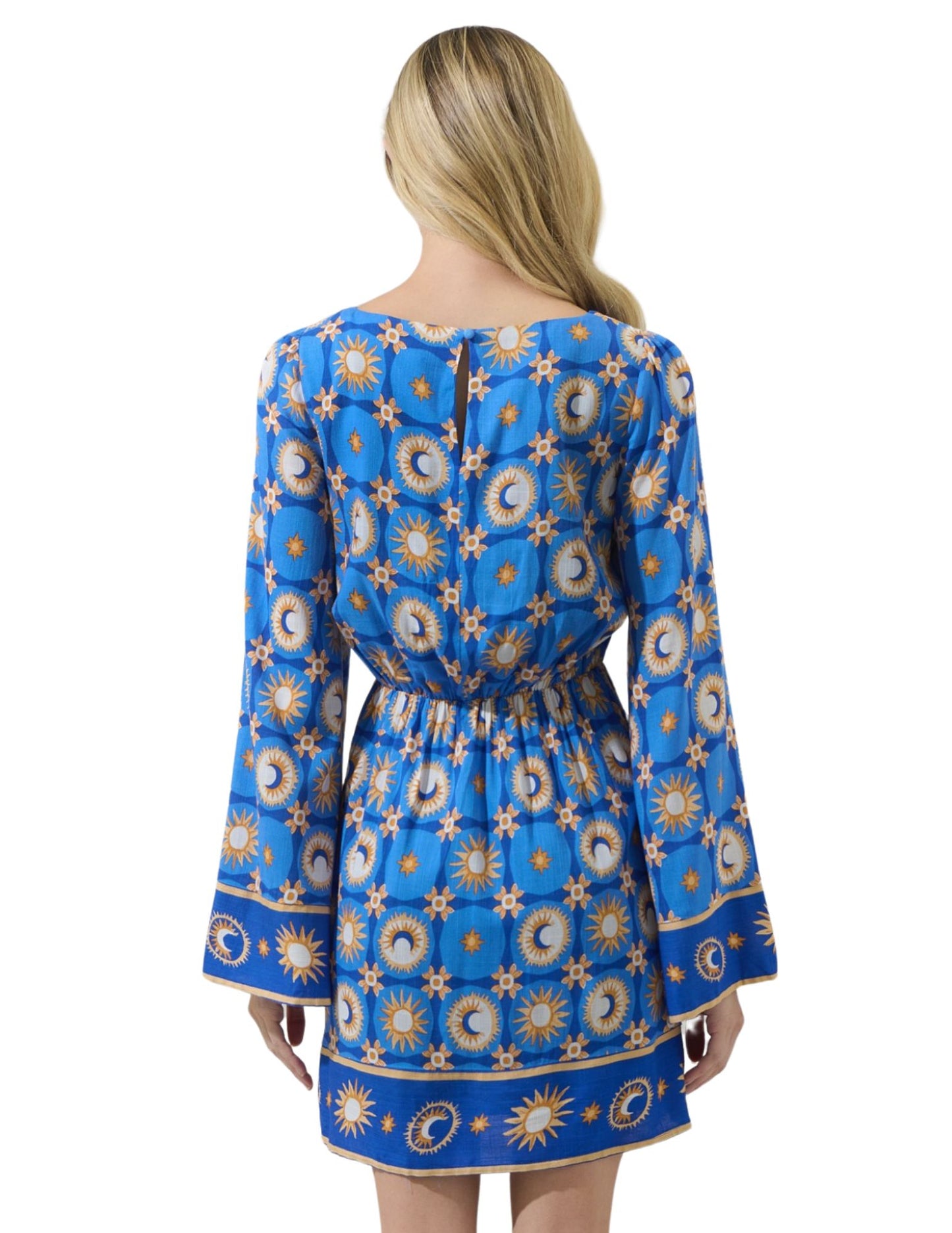 Moonshine Bell Sleeve Mini Dress