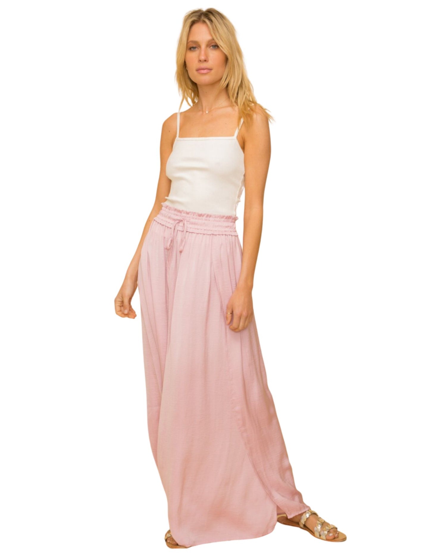 Sabrina Satin Maxi Skirt