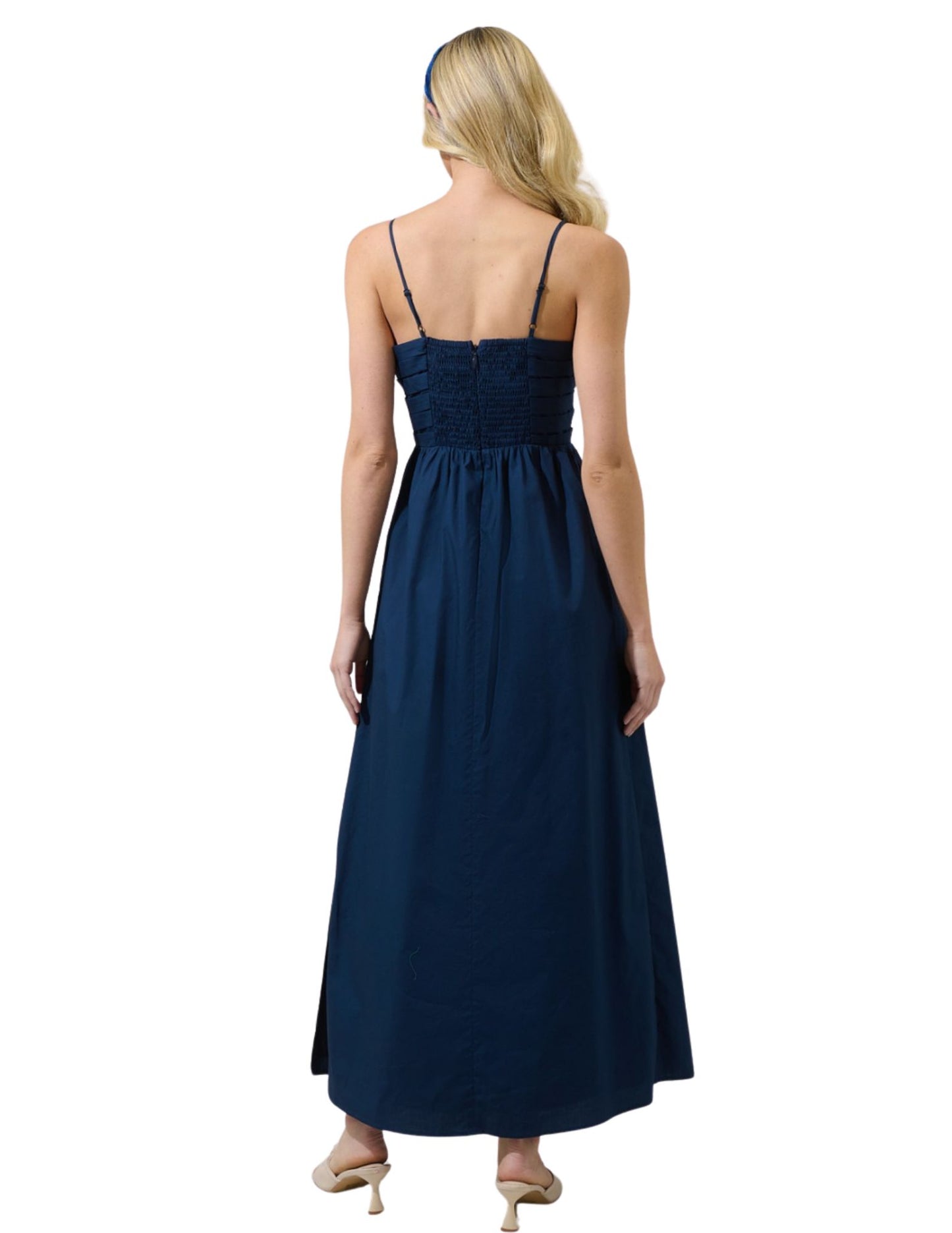 Joyce Pleated Maxi Dress