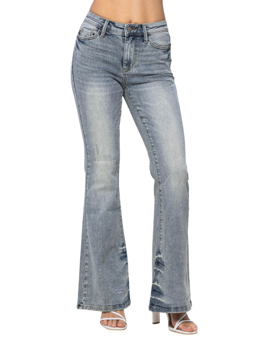 Judy Blues Light Wash Flare Jeans