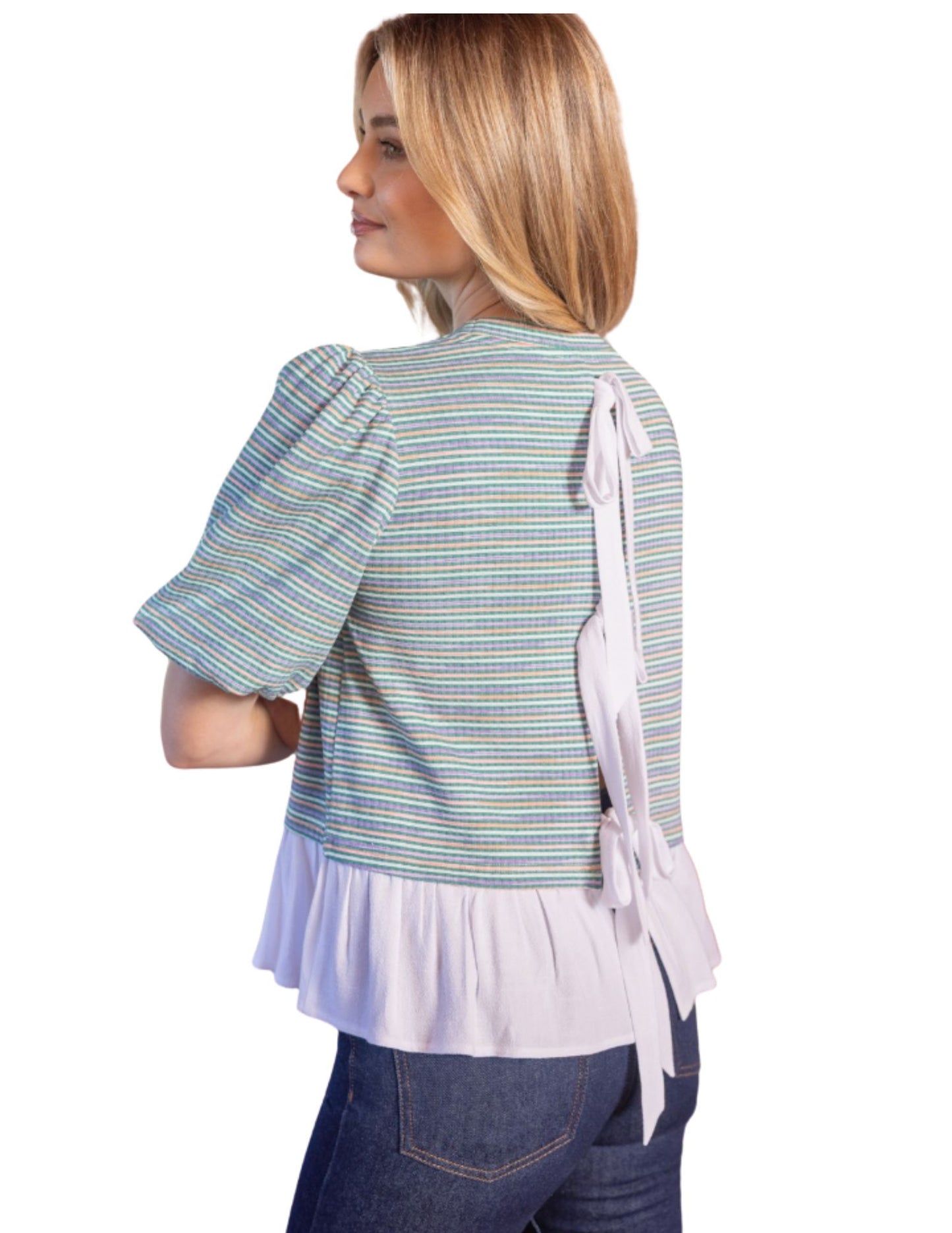 Back Bow Blouse