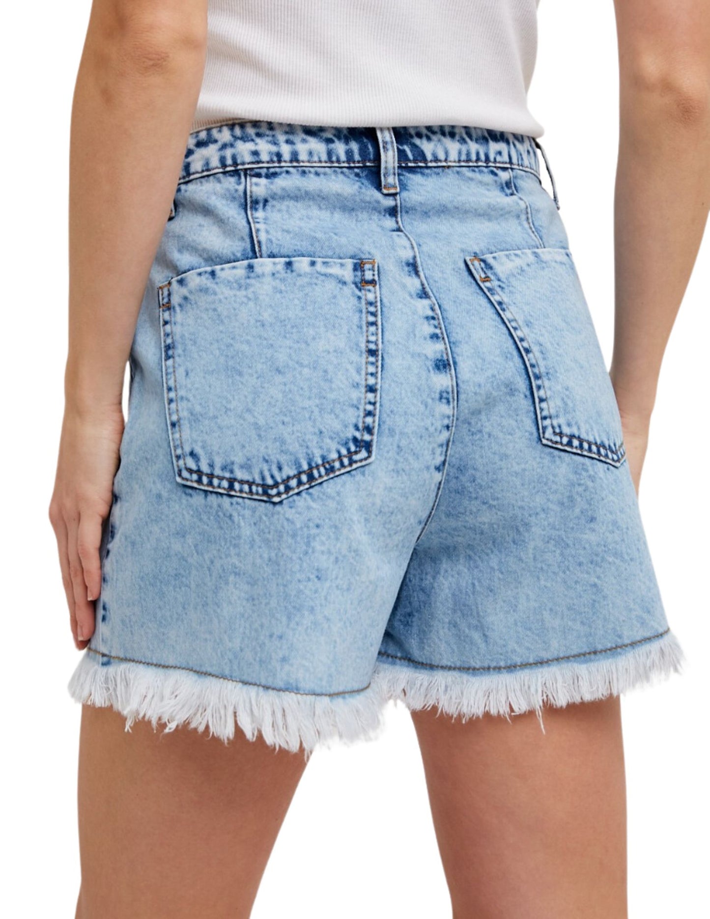 Darling Denim Button Skort