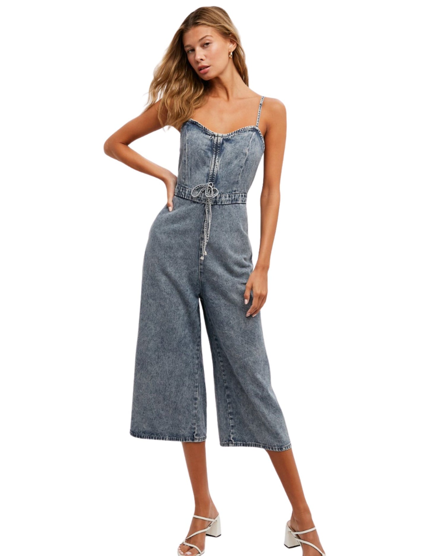 Alicia Acid Wash Jumpsuit