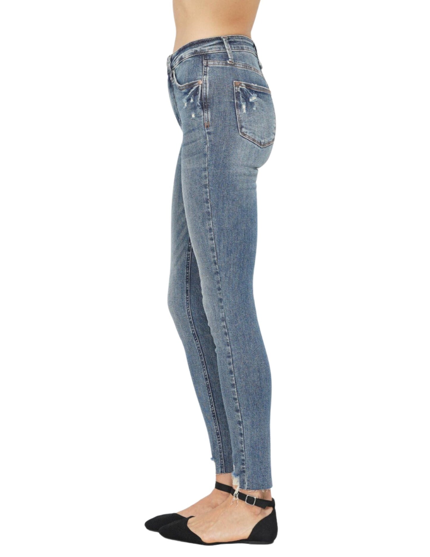 Judy Blues Medium Wash Skinny Jeans