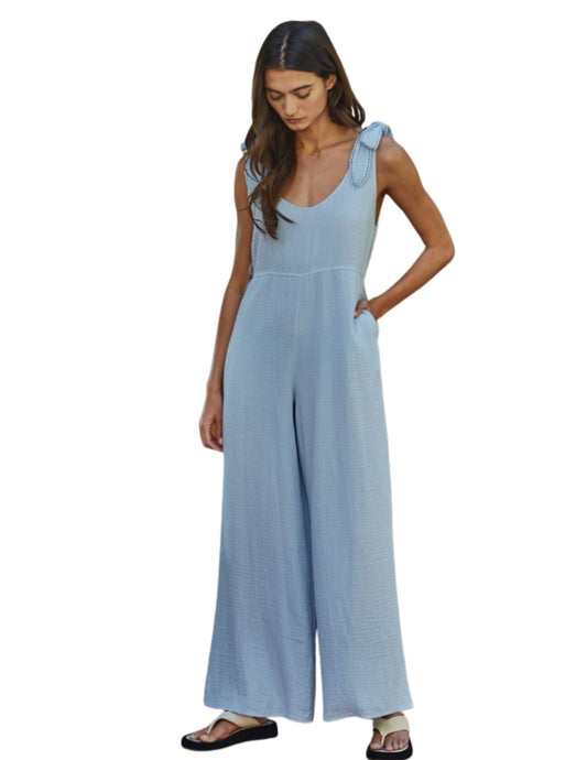 Larkin Tie-Strap Jumpsuit