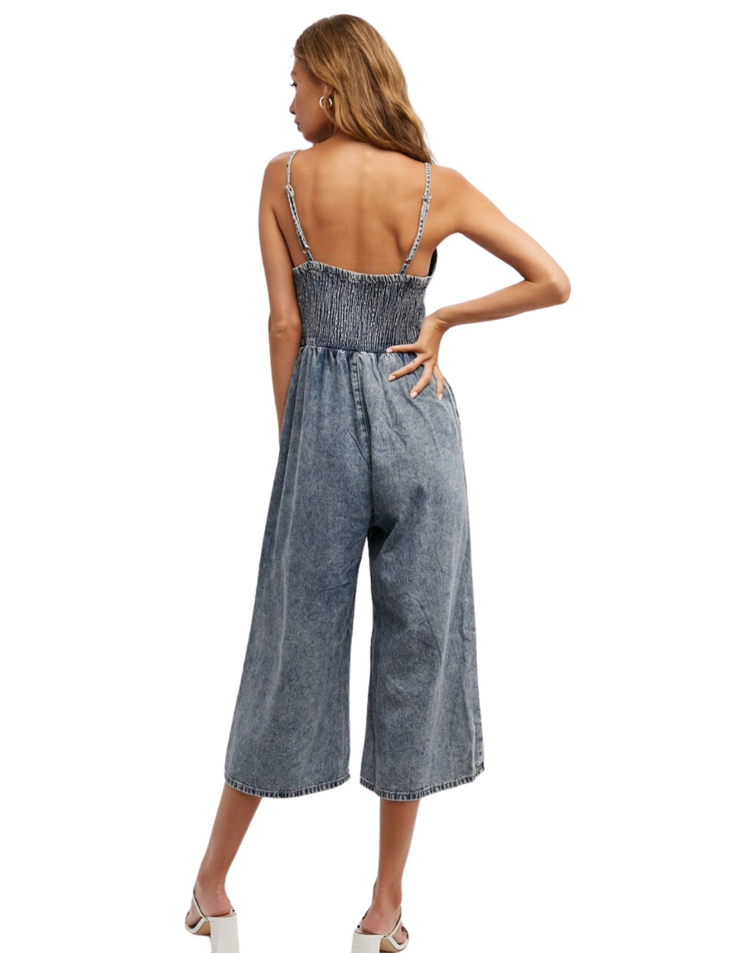 Alicia Acid Wash Jumpsuit