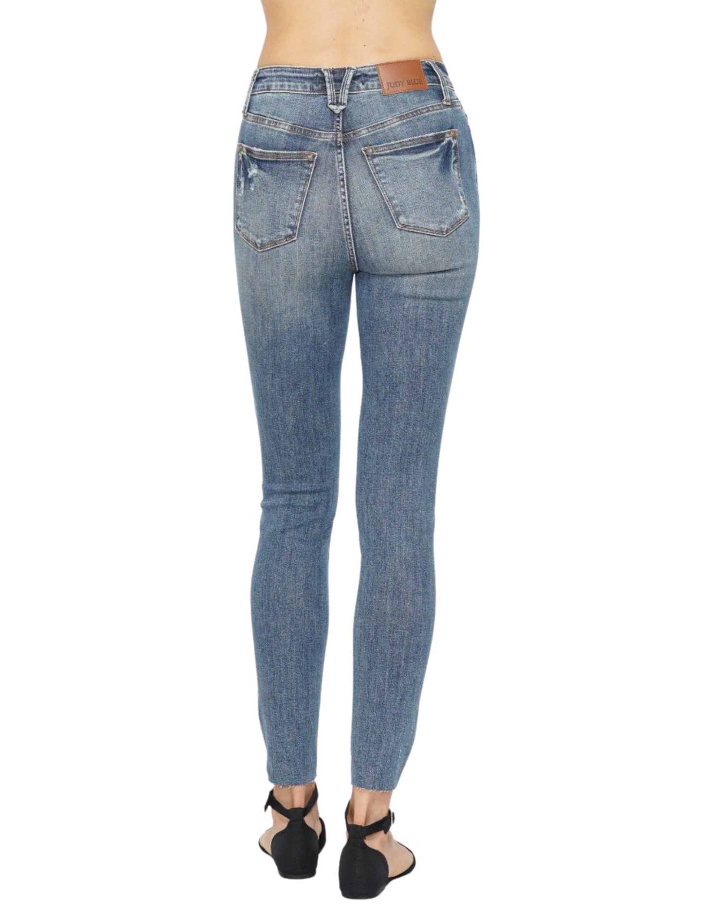 Judy Blues Medium Wash Skinny Jeans