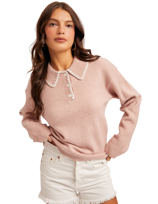 Brianna Polo Sweater