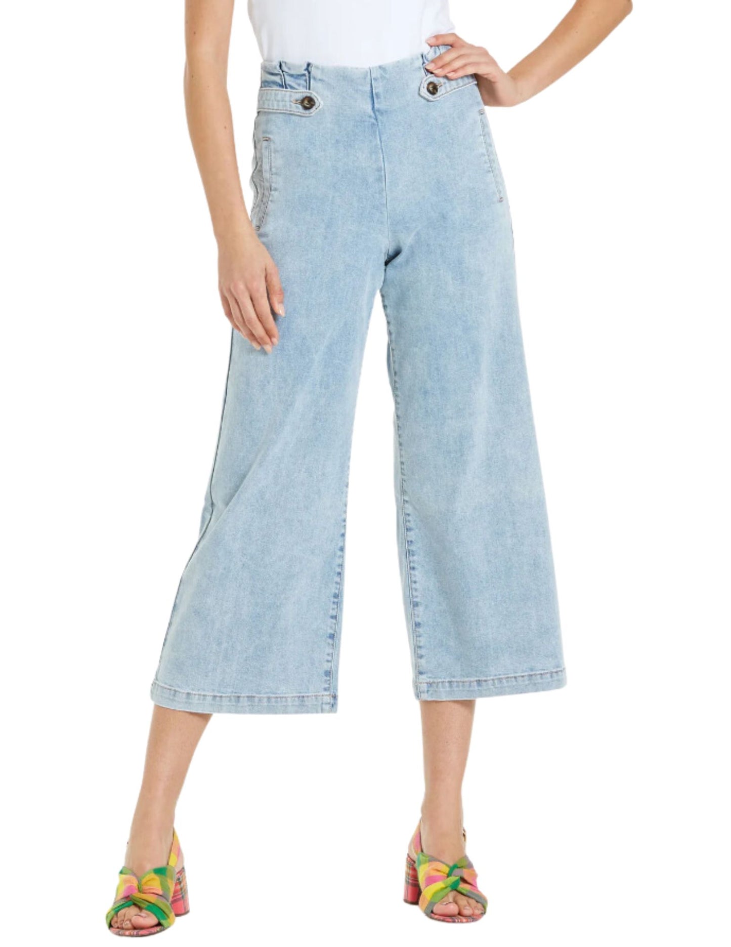 Audrey Super High Rise Wide Leg Jeans