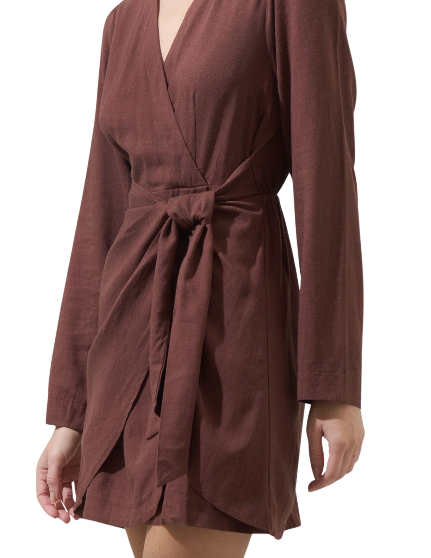 Raelynn Wrap Mini Dress