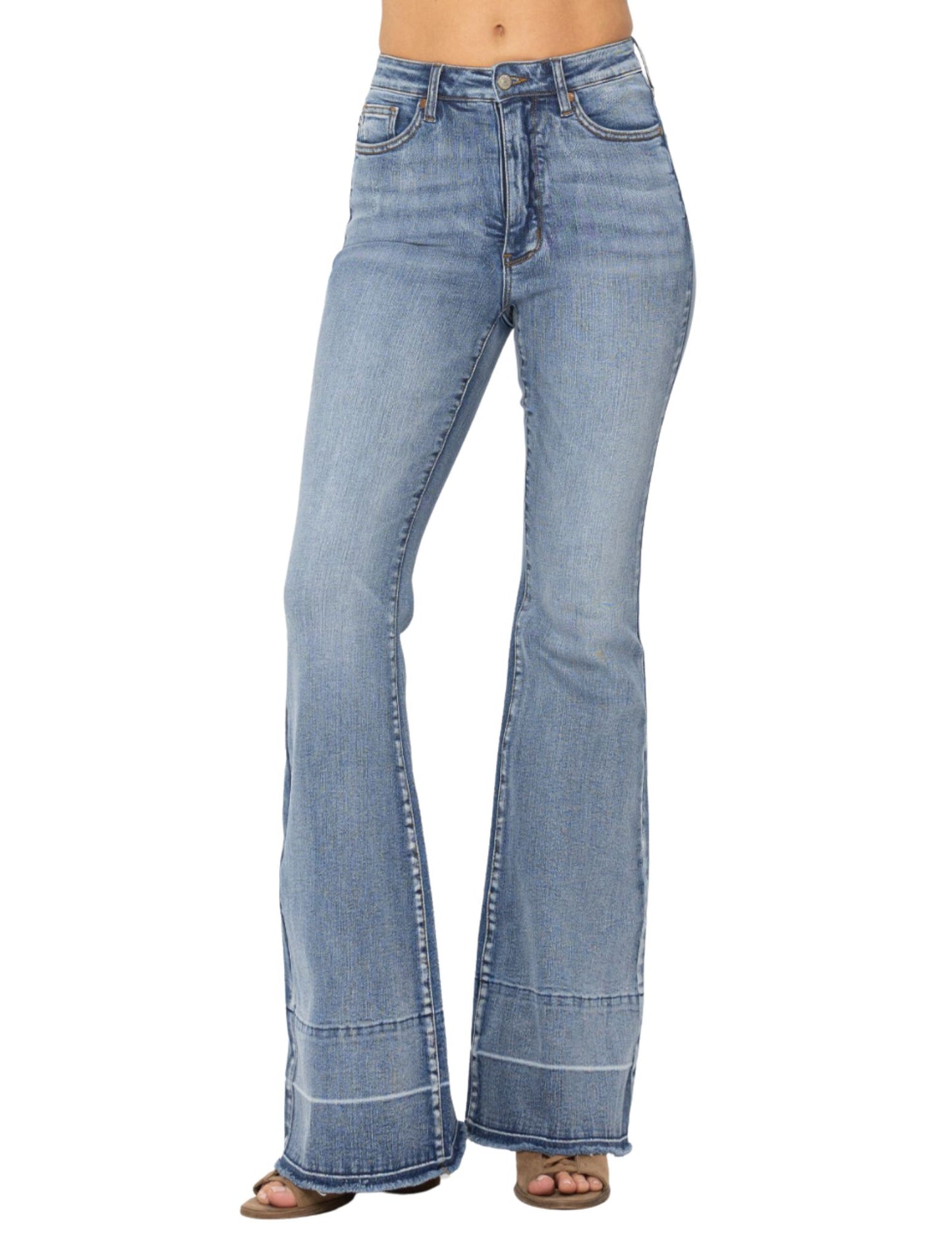 Judy Blues Medium Wash Flare Jeans