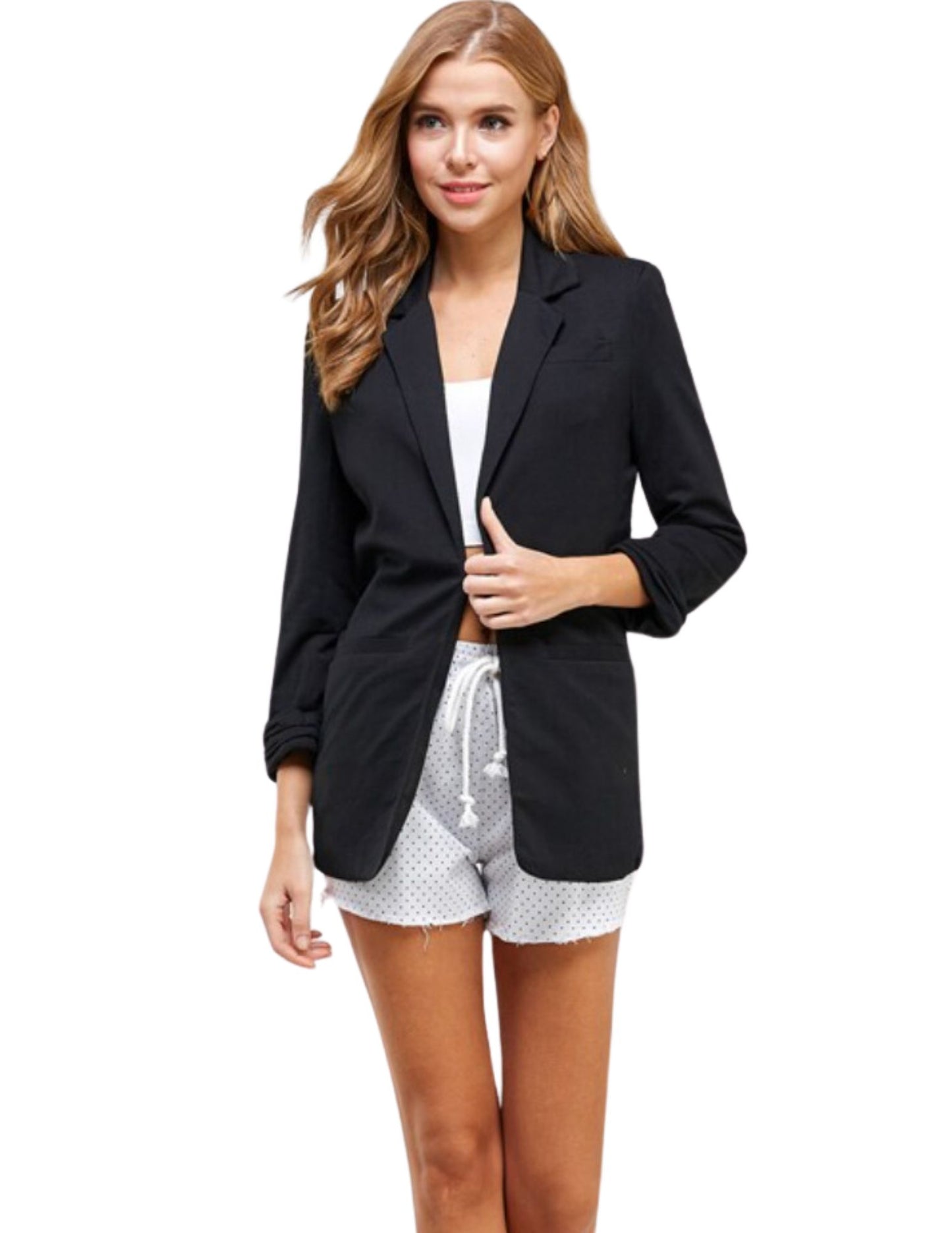 T-shirt Blazer- Black