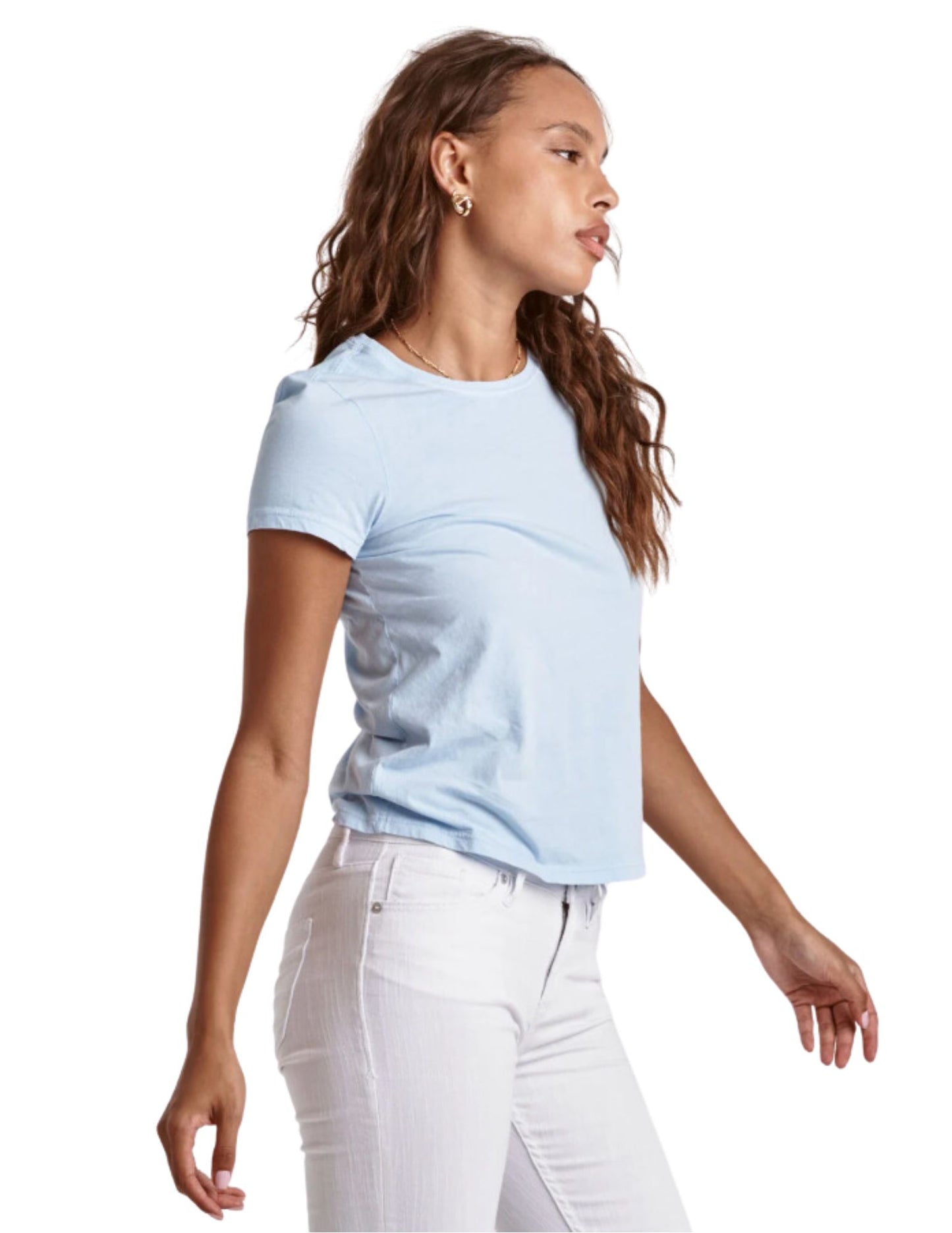 Unity Short Jersey Tee- Glacier Blue