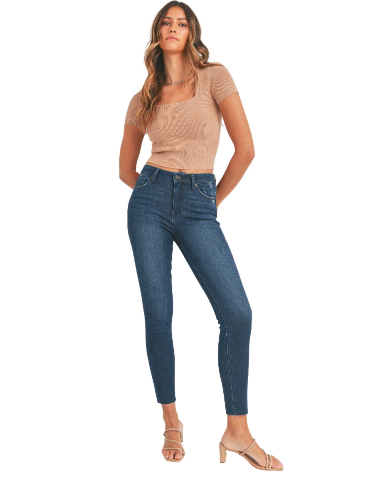 Mid-Rise Skinny Jeans