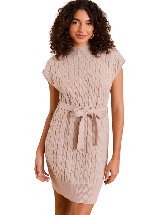 Sabrina Sweater Dress- Oatmeal