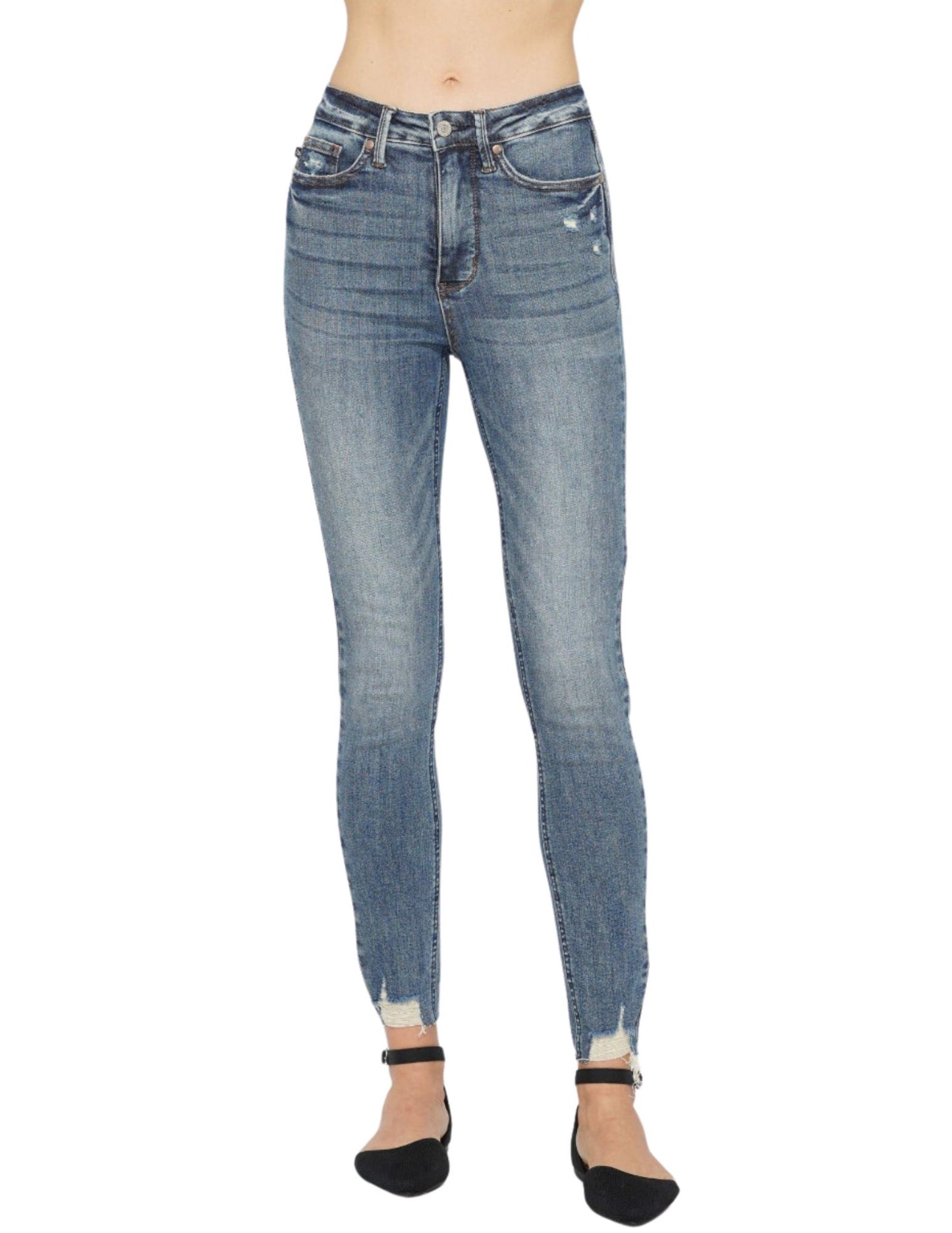 Judy Blues Medium Wash Skinny Jeans