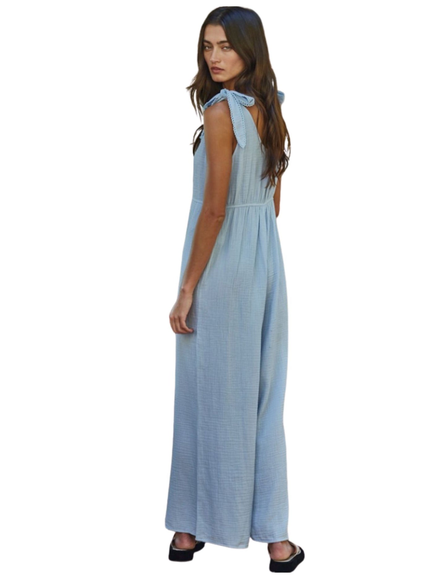 Larkin Tie-Strap Jumpsuit
