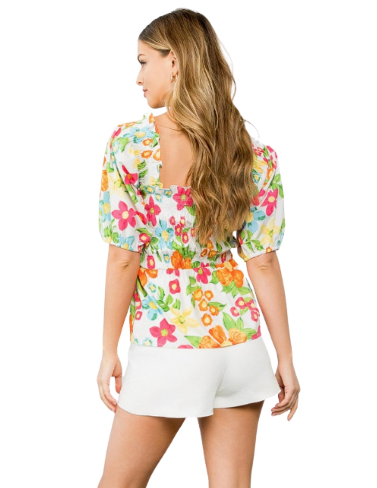 Flower Power Up Blouse
