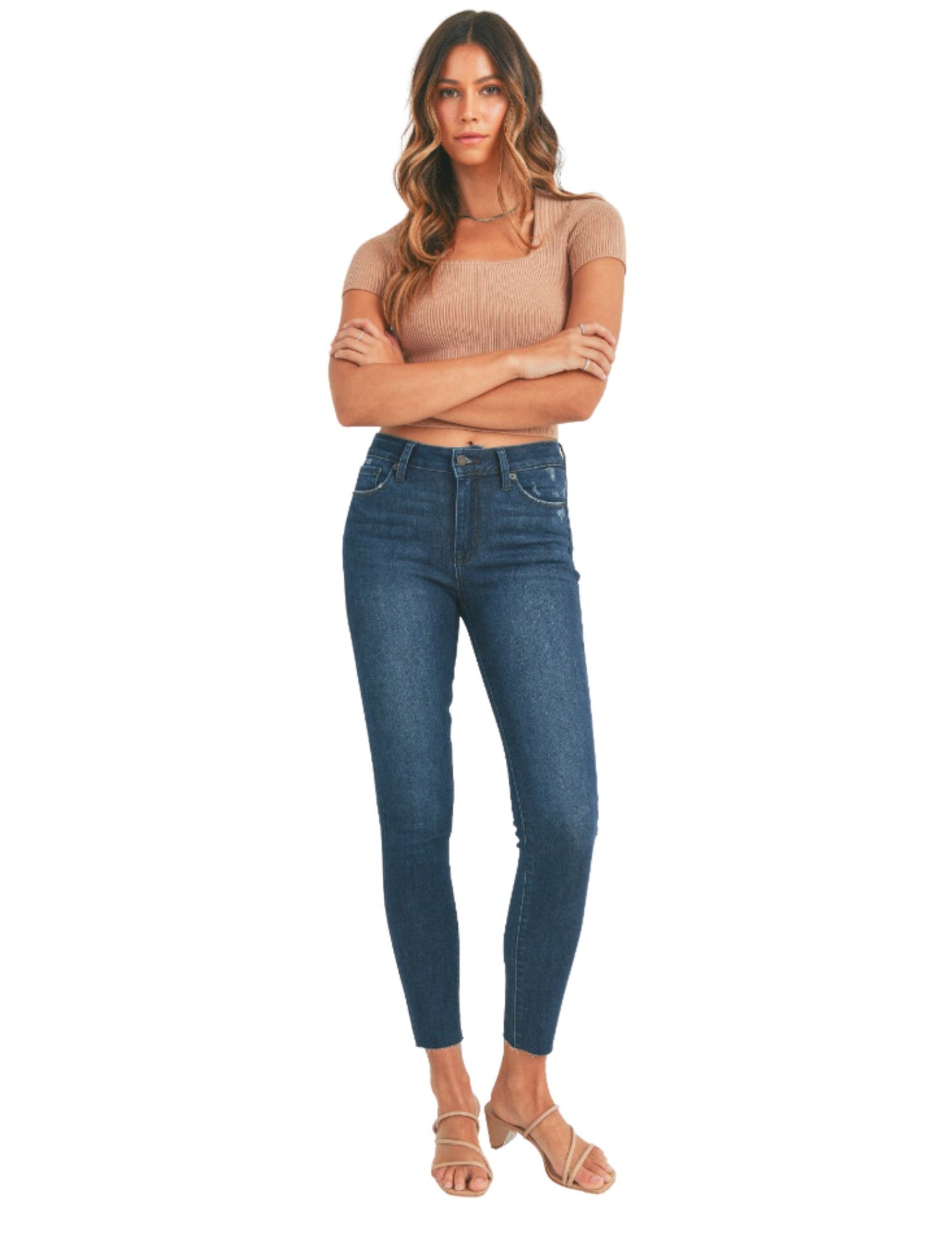 Mid-Rise Skinny Jeans