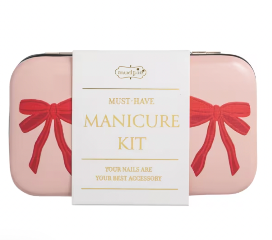 Red manicure set