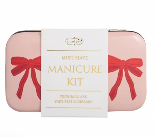 Red manicure set