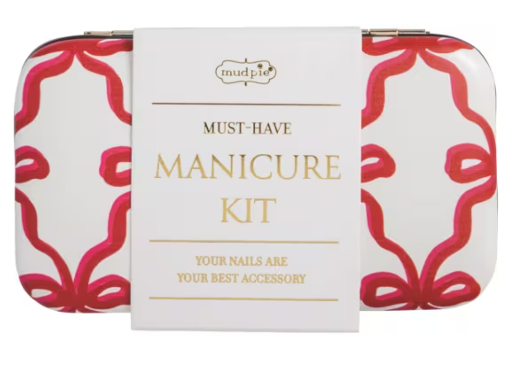 White manicure set