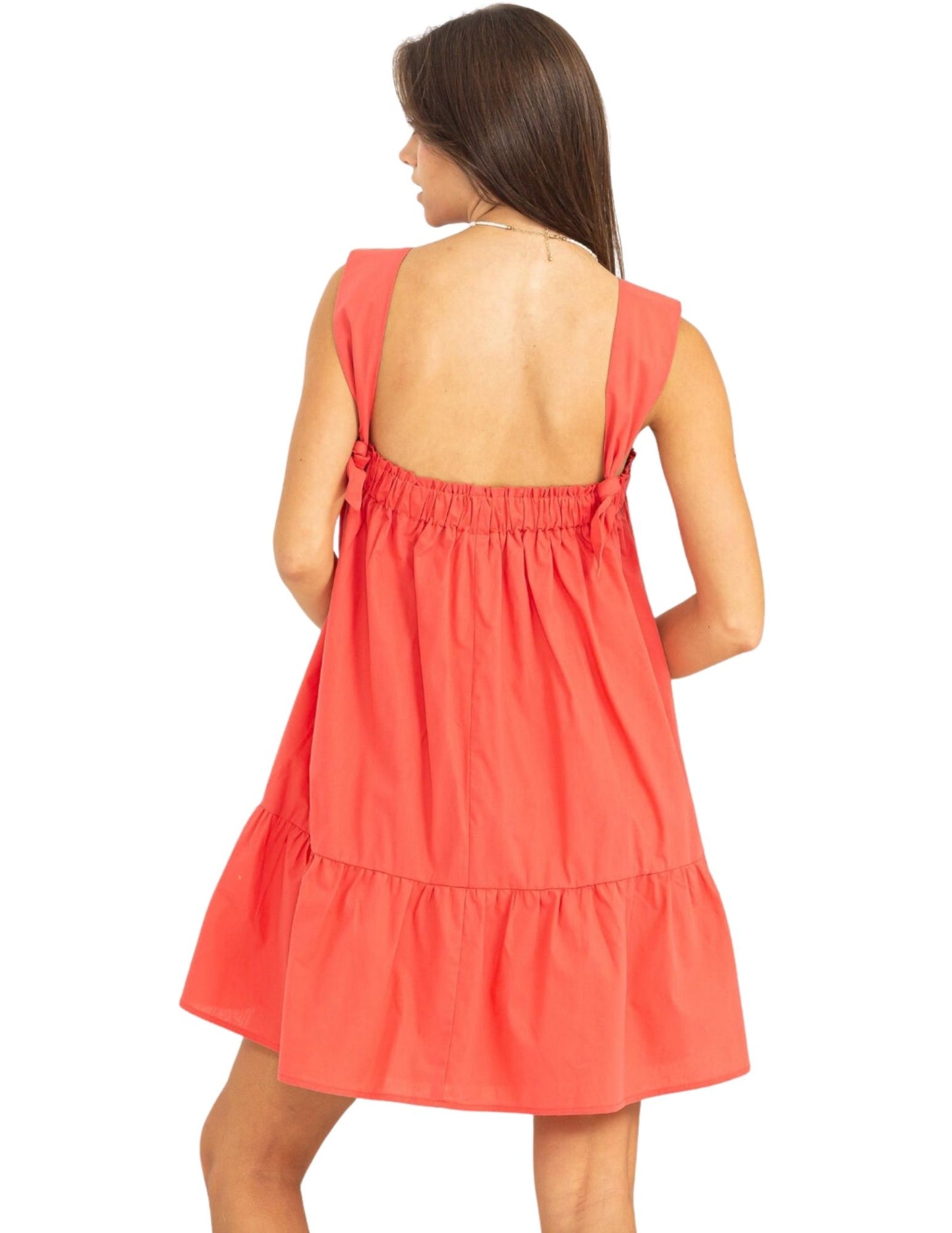 Sunset Dress- Coral